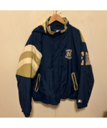 Vintage NOTRE DAME Fightin&#39; IRISH STARTER  Jacket Xl - £112.92 GBP