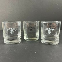 Jack Daniel&#39;s Old No 7 Set Of Three Vintage Lowball Rocks Glasses - £14.99 GBP