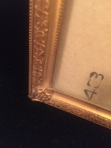 Vintage 40s gold ornate 8" x 10" frame with easel back image 3