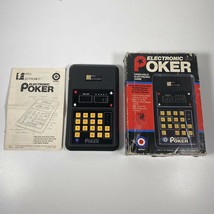 Entex Electronics 5 Card Draw Poker Electronic Handheld Game Works 1979 W/ Box - £15.81 GBP