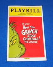 Extraordinary Dr. Seuss How The Grinch Stole Christmas! The Musical Playbill - $8.75