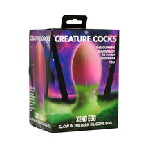 Creature Cocks Xeno Egg Glow-in-the-Dark Silicone Egg - £45.86 GBP