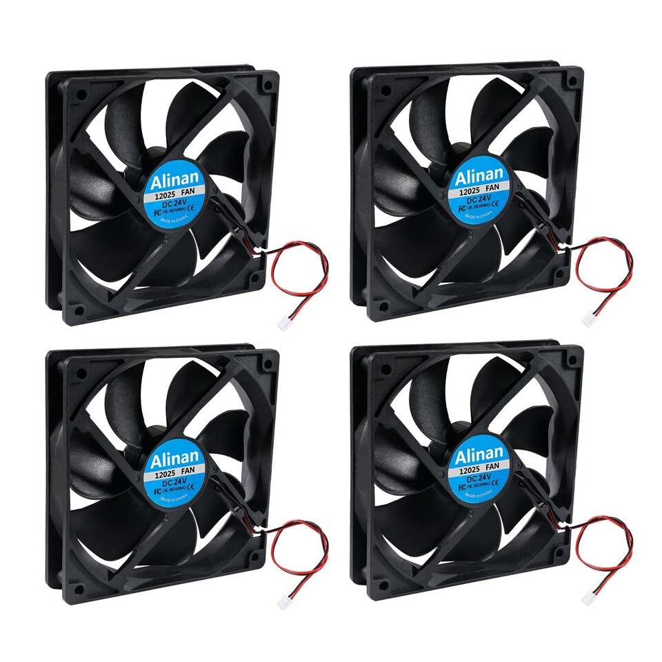 120Mm X 25Mm 24V DC Cooling Fan for PC Computer Case HVAC Printer Cabine... - $20.63