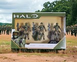 Halo Infinite UNSC Marines Action Figure 9 Piece Set 3 Marines Stand And... - $24.70