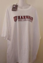 UNISEX Harvard University Of Government XXL T-shirt White Russell Athletic NEW - £19.46 GBP