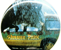 T-Rex Collectable Jurassic Park Badge Button Pin  - $9.89
