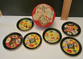 HENRI MAIRE 6 DRINK COASTERS MADE IN JAPAN - $15.00