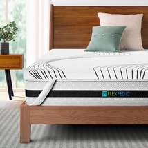 FLEXPEDIC 2 Inch Mattress Topper Full, Memory Foam Mattress Topper Infused with - £91.11 GBP