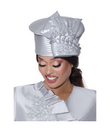 GMI  Formal Women&#39;s Church Hat    Exquisite Elegance with Intricate Bead... - $1,732.28 MXN