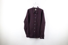 J Crew Mens Large Slim Fit Woven All Cotton Oxford Collared Button Down Shirt - £31.25 GBP