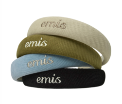 Korean Brand EMIS Corduroy Hairband Women's Lifestyle Casual Headband Ac... - $44.11