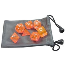 Bluemoona 1 Set - 7 sided die of Dungeons &amp; Dragons RPG Dice Game set with one D - £4.67 GBP