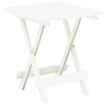  Garden Table White Plastic Small Foldable Bistro Table - $2,051.16 MXN