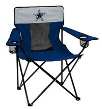 Dallas Cowboys Arm Chair Blue Silver NFL Tailgating Camping Cup Holders - €53,98 EUR