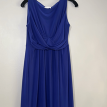 Coldwater Creek Sleeveless Royal Blue Empire Waist Knit Dress 10P - £6.89 GBP