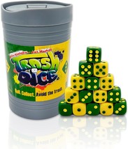 Trash Dice Fast Paced Family Dice Game Exciting 2 Player Board and Dice Game wit - £28.04 GBP