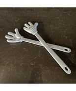 Vintage Disney Mickey Mouse Hands Cast Aluminum Salad Tongs Mixer Spoons... - $471.03 MXN