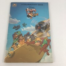 RARE Golden Disneys Tale Spin Color Activity Book Maze Connect Dots Vint... - $59.35