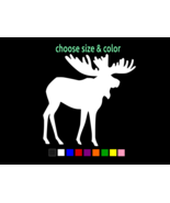 LARGE MOOSE Conservation Hunter Wildlife Sticker Vinyl Decal CHOOSE SIZE... - $3.46+