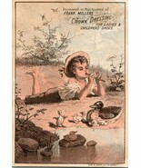 Victorian Trade Card Lot of 2 Frank Miller Crown Dressing Ladies Childre... - $274.71 MXN