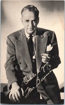 1945 Tom Breneman “Orchids To You” Radio Host of Breakfast in Hollywood Postcard - £5.57 GBP