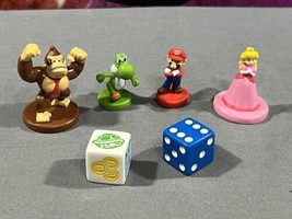 2017 Monopoly Gamer Edition Nintendo Replacement Tokens Pieces - Hasbro Mario - £7.78 GBP