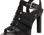 DKNY Women Slingback Caged Sandals Bria Sling Size US 9 Black Calf Leather - $44.55