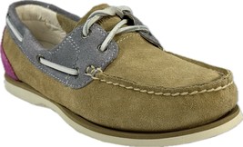 Timberland Classic Women&#39;s Multicolor Suede Boat Shoes SZ.8.5, #8018B - £50.62 GBP