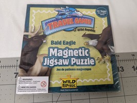 Wild Republic Bald Eagle Magnetic Jigsaw Puzzle Travel Games - £6.12 GBP