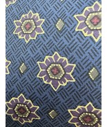 CHRISTIAN DIOR MONSIEUR Blue Floral Men&#39;s Tie 100% Silk  56 1/2&quot; - $308.33 MXN