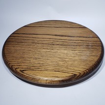 Hand Crafted 12” Round Wood Tabletop Lazy Susan Paul&#39;s Specialties West Virginia - £17.54 GBP