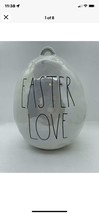 Rae Dunn EASTER LOVE Irredescent Egg Brand New Ceramic Pretty - £22.72 GBP
