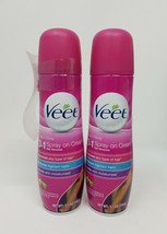 Veet - Hair Removal Cream Legs &amp; Body 3 in1Cream Lot of 2 / 5.1 Oz. Sensitive - £24.03 GBP