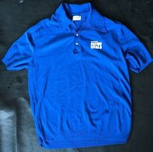 Vintage 1960s Baltimore Colts Blue Polo Shirt Ban Lon Garan XL Unitas NFL - $70.68
