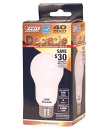 Feit Decade 9W / 40W 120V A19 CFL Soft White Bulb E26 Medium Base D9A3 D... - $12.11 CAD