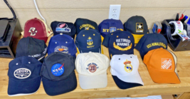 Lot of 15 (Fifteen) Military/NASCAR/Various Caps Hats - £14.15 GBP