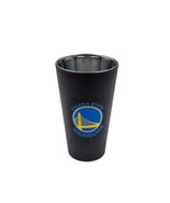Golden State Warriors NBA Black Matte Chrome Glass Beer Pint 16 oz - €19,61 EUR