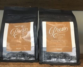 Magnolia Press Ground Coffee 2 Pack. Pecan Flavor. 3/4lb Per Bag.  - £77.50 GBP