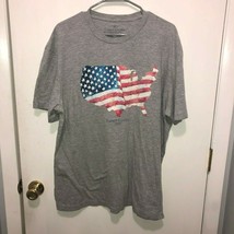 Faded Glory 2010 American Flag United States Graphic T Shirt Men&#39;s SZ XL - $9.47 CAD