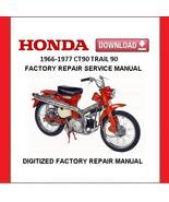 HONDA CT90 TRAIL 90 1966-1977 Factory Service Repair Manual - $20.00