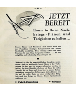 1945 WW2 German-USA Post War Planning Advertisement War Bonds NYC C94E - $41.35 CAD