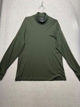 Brooks Brothers Turtle Neck Long Sleeve Mens L Green 100% Pima Cotton Preppy - £22.53 GBP