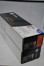 LOF OF 2 OEM Genuine HP 824A Series CB383A Magenta Toner Cartridge (damaged boX) - £59.06 GBP