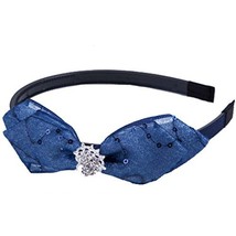 Bow Hair Hoop Headband Con-Slip Diamond Hairpin Hair Jewelry Korean Wild