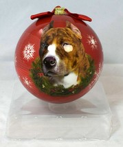 ES Pets Dog Christmas Unbreakable Ball Ornament New Pit Bull Terrier - £7.99 GBP