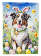 Australian Shepherd Easter Egg Hunt Garden Flag - £16.81 GBP