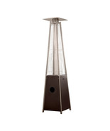 41000 BTU Brown Steel Propane Triangular Pyramid Standing Patio Heater - $1,055.00 CAD