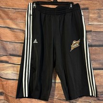 Adidas WNBA Tulsa Shock Large Women’s Basketball Cut Off Shorts Black - £17.89 GBP