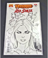 Dynamite Witchblade Red Sonja #2 Ale Garza B&amp;W Retailer 1:10 Incentive  ... - $659.71 MXN