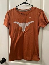 Nike Texas Longhorns Boys Short Sleeve T-Shirt Slim Fit Size Small Orange - £21.68 GBP